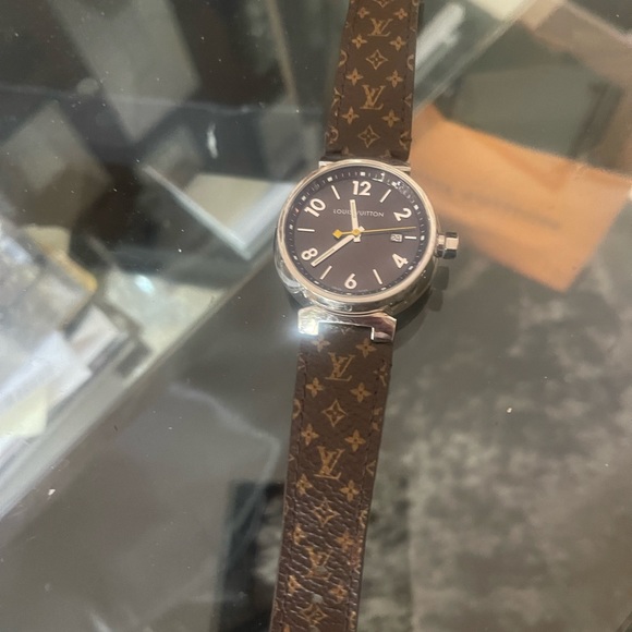 Louis Vuitton tambour monogram watch unisex 1000% authentic - Picture 12 of 12